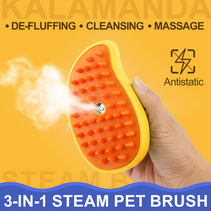 Trelix™ 3-in-1 Pet Steaming Brush